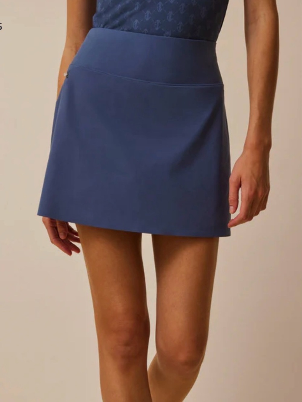 GREYSON WOLF LINKS JACQUARD TENNIS/GOLF SKORTS WOMENS INDIGO.  Size Large